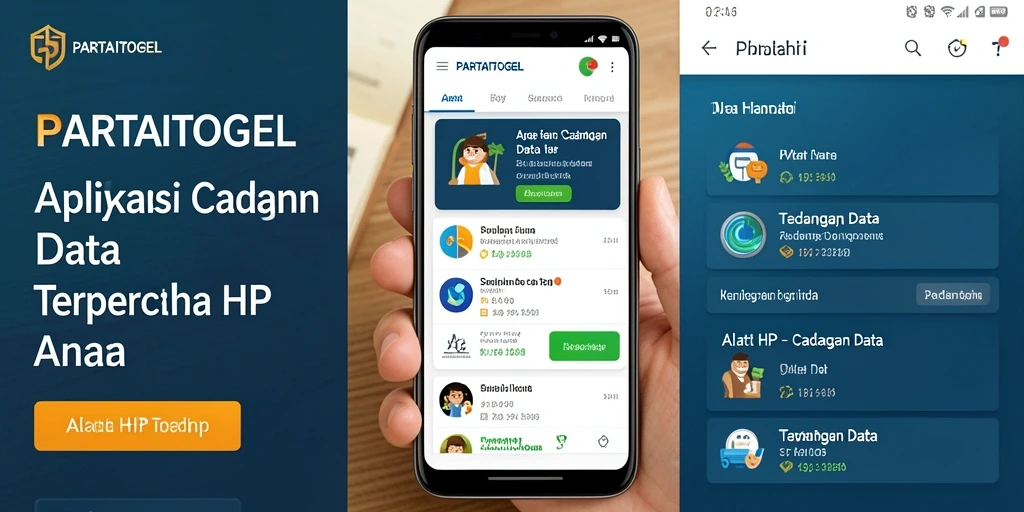 Antarmuka PARTAITOGEL yang sederhana dan mudah digunakan untuk Cadangan Data.