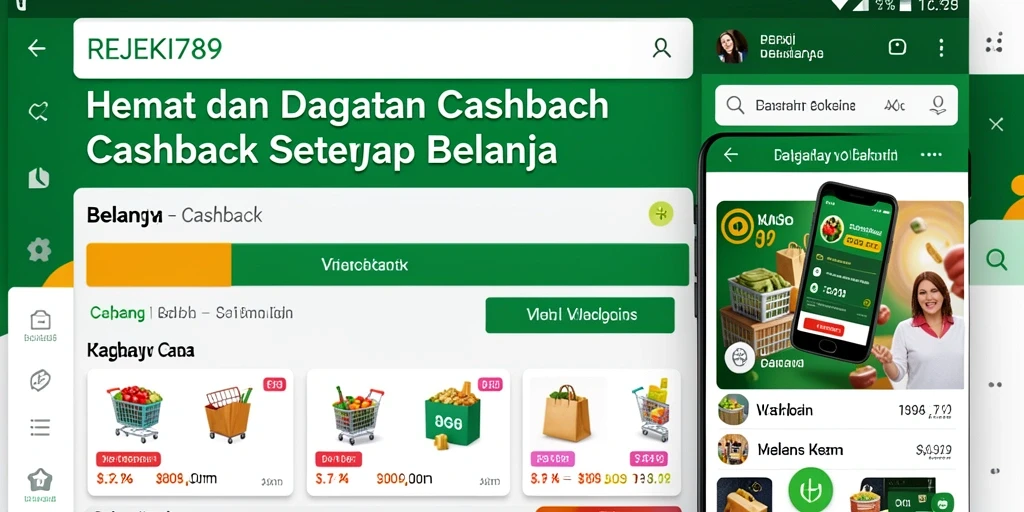 Antarmuka pengguna aplikasi REJEKI789 yang intuitif dan menarik untuk cashback.
