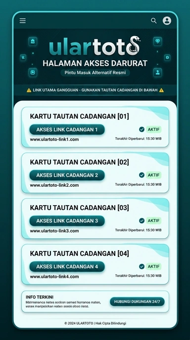 Tampilan link alternatif ulartoto