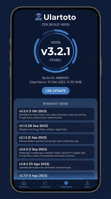 Tampilan riwayat versi ulartoto